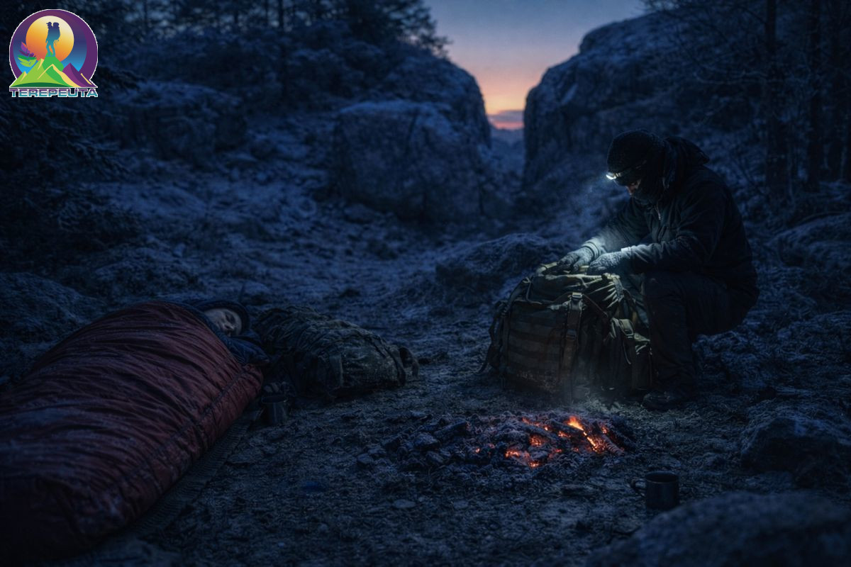 bivak hajnal vilagvege keszlet osszeallitas terepeuta terepsport